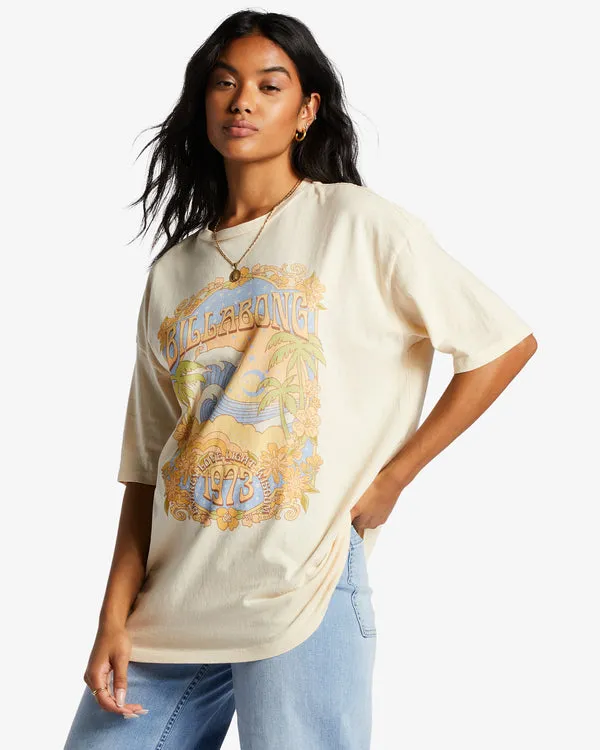 Billabong In The Clouds Tee-Antique White
