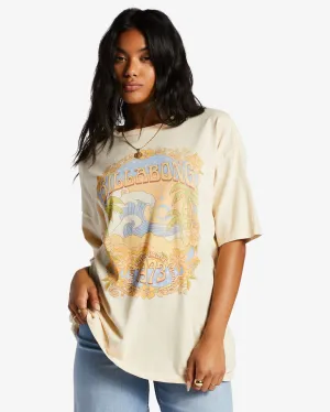 Billabong In The Clouds Tee-Antique White