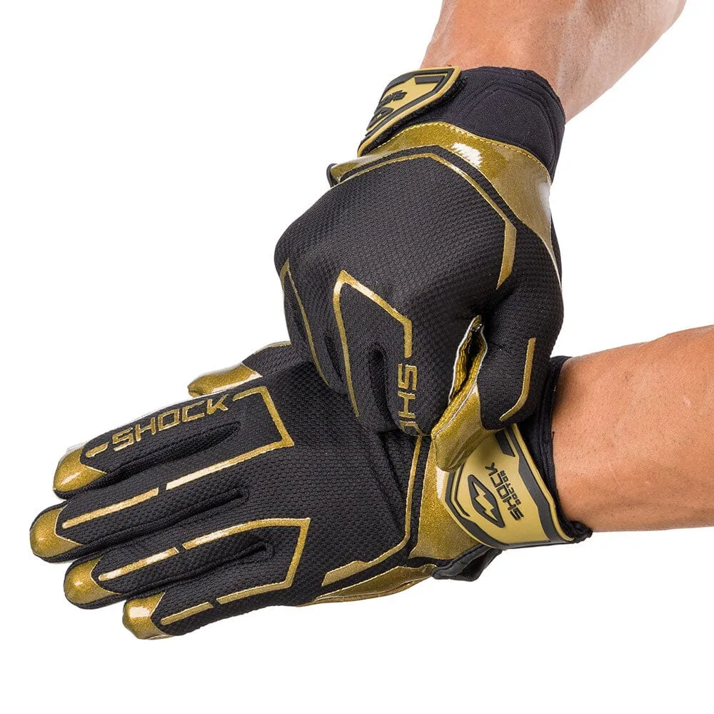 Black/Gold ChaChing Showtime Receiver Gloves