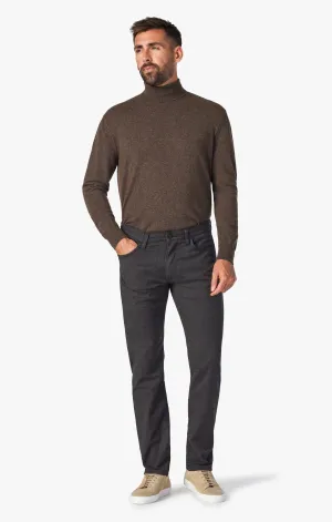 Cool Tapered Leg Pants In Anthracite Herringbone