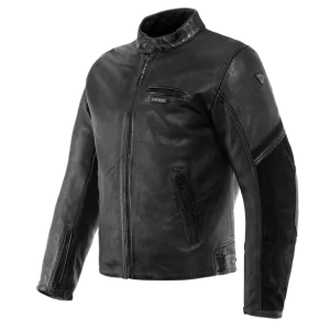 DAINESE MERAK BLACK LEATHER JACKET