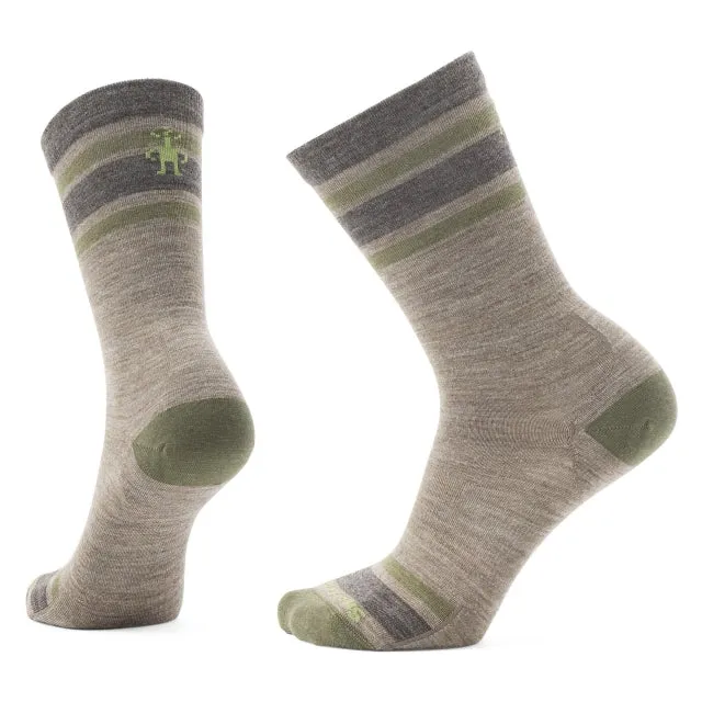 EVD Top Split Stripe Crew Socks