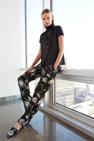 Feathers Satin Elements Top