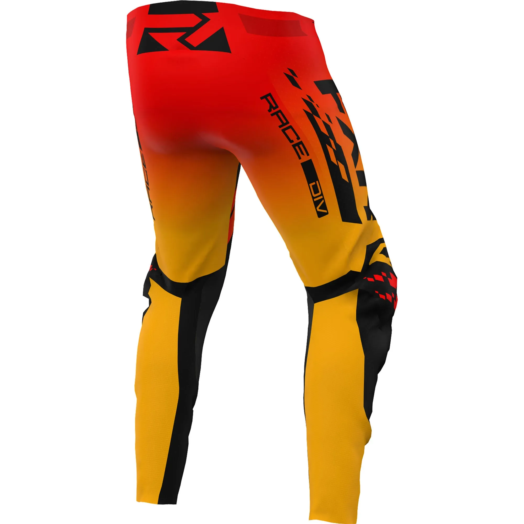 FXR  Tequila Sunrise Revo Comp MX Pants 4-Way Stretch Adjustable Waist Slim Fit