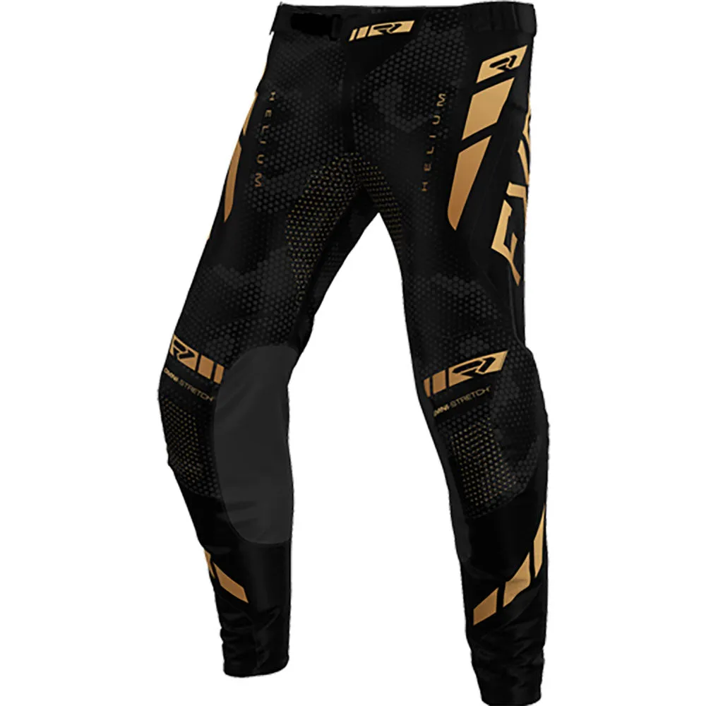 FXR Youth Helium MX Offroad Pants Texas Tea Black
