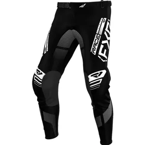 FXR Youth Podium MX Offroad Pants Black/White