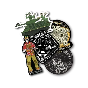 Good Friends Bad Places Sticker Pack