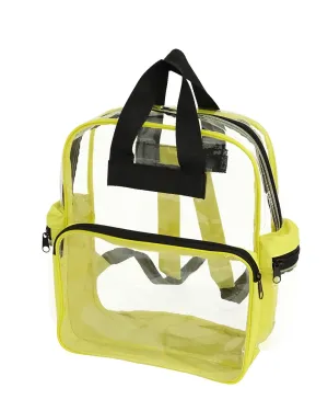 Heavy Vinyl Polyester Clear Backpack