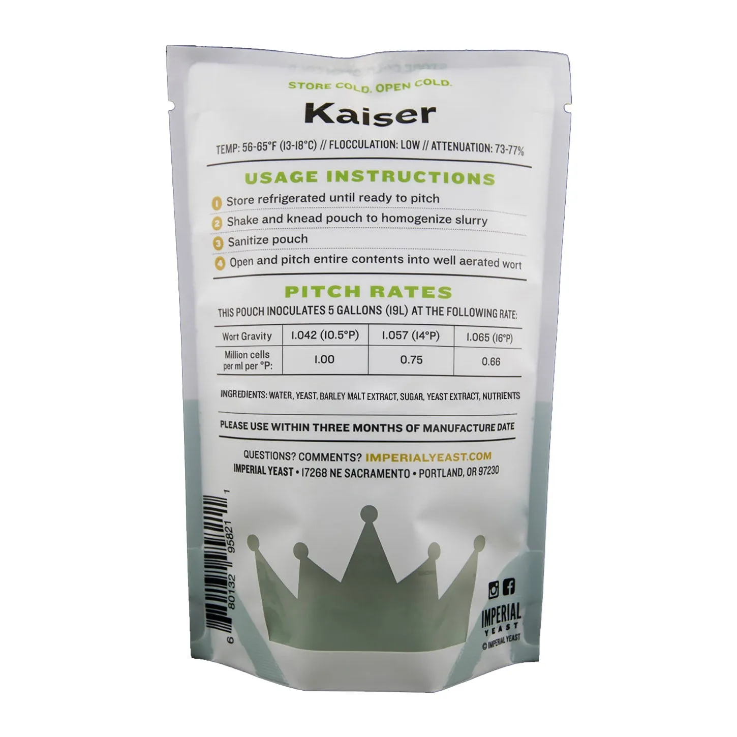 Imperial Yeast G02 Kaiser