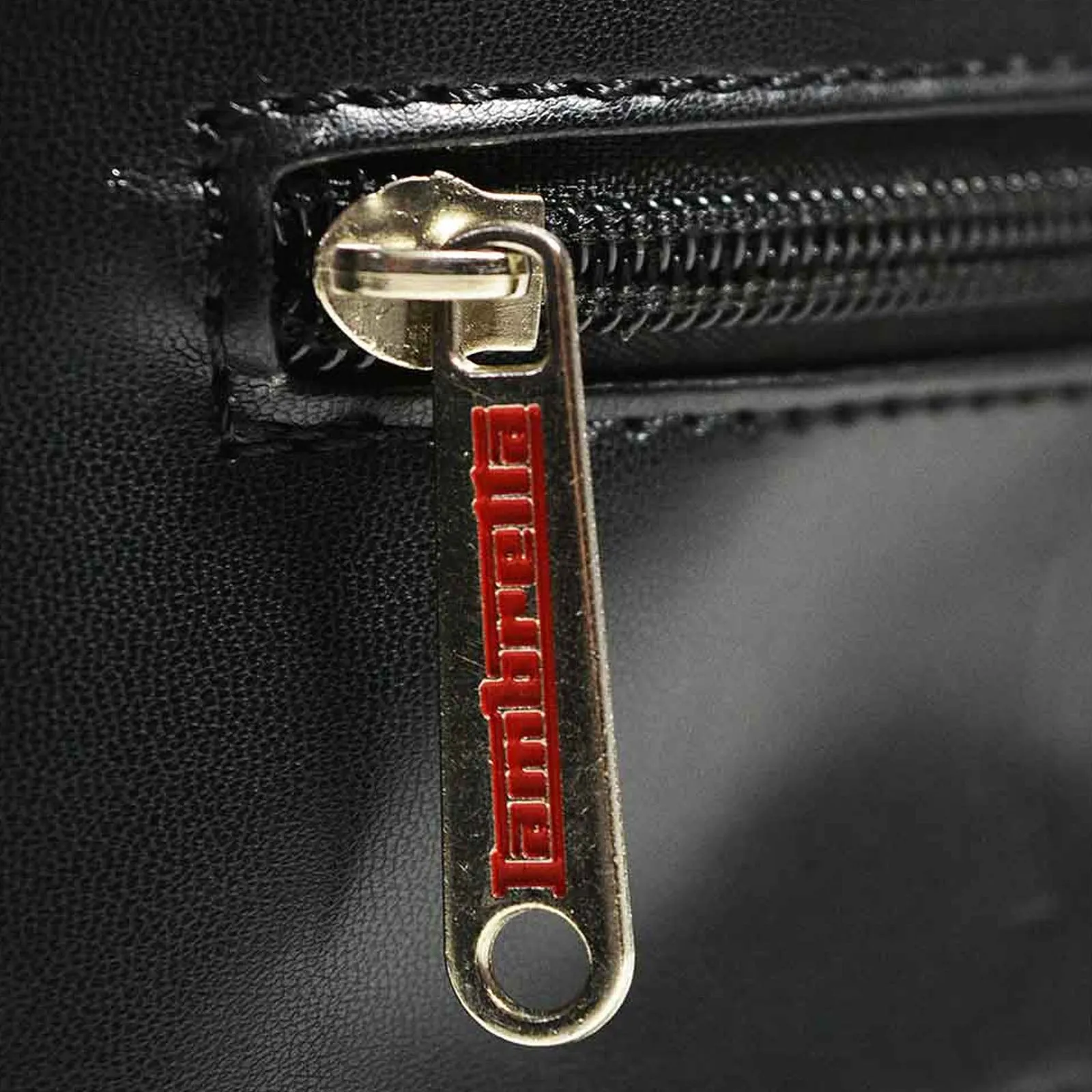 Lambretta Mens Vertical Stripe Retro Backpack - Black