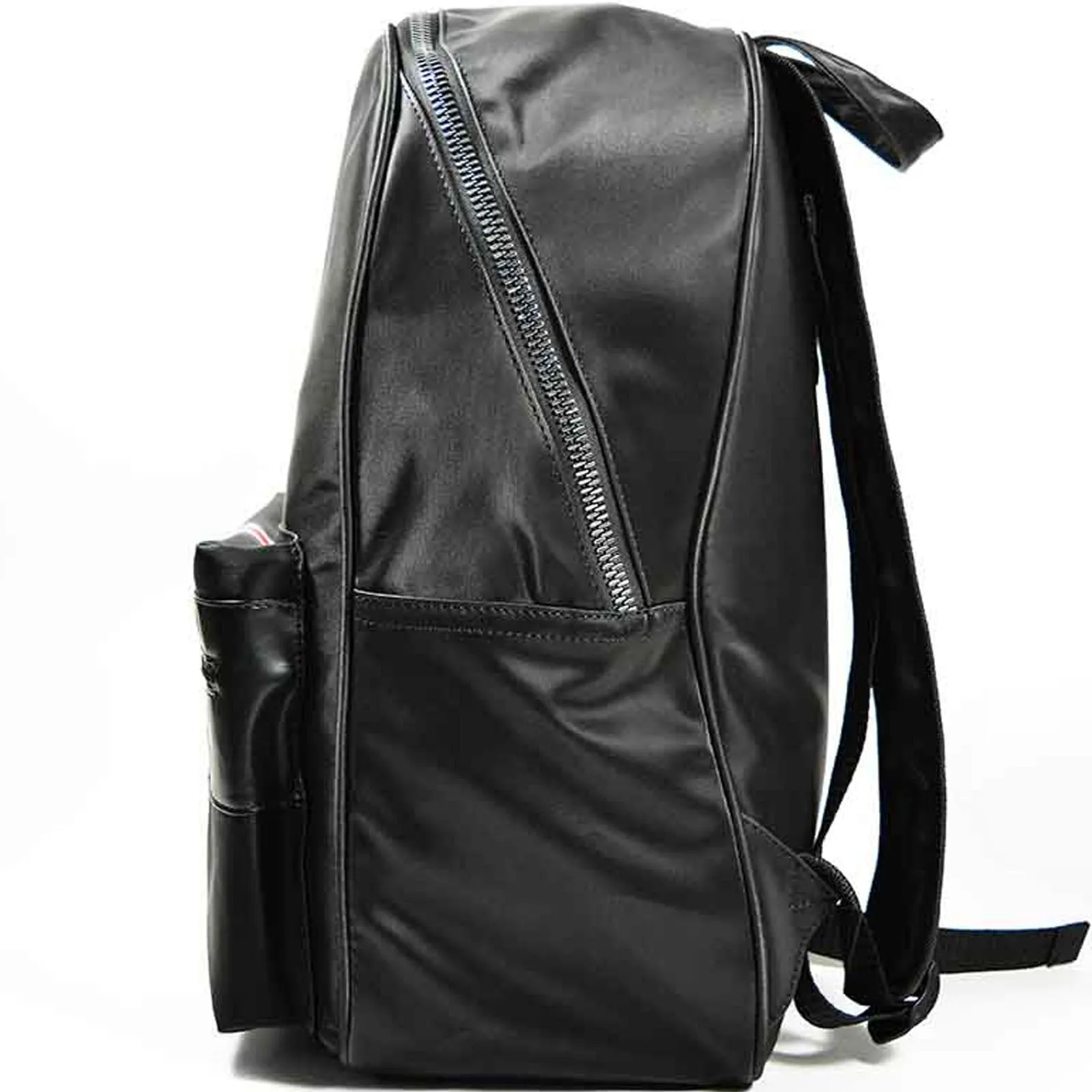 Lambretta Mens Vertical Stripe Retro Backpack - Black