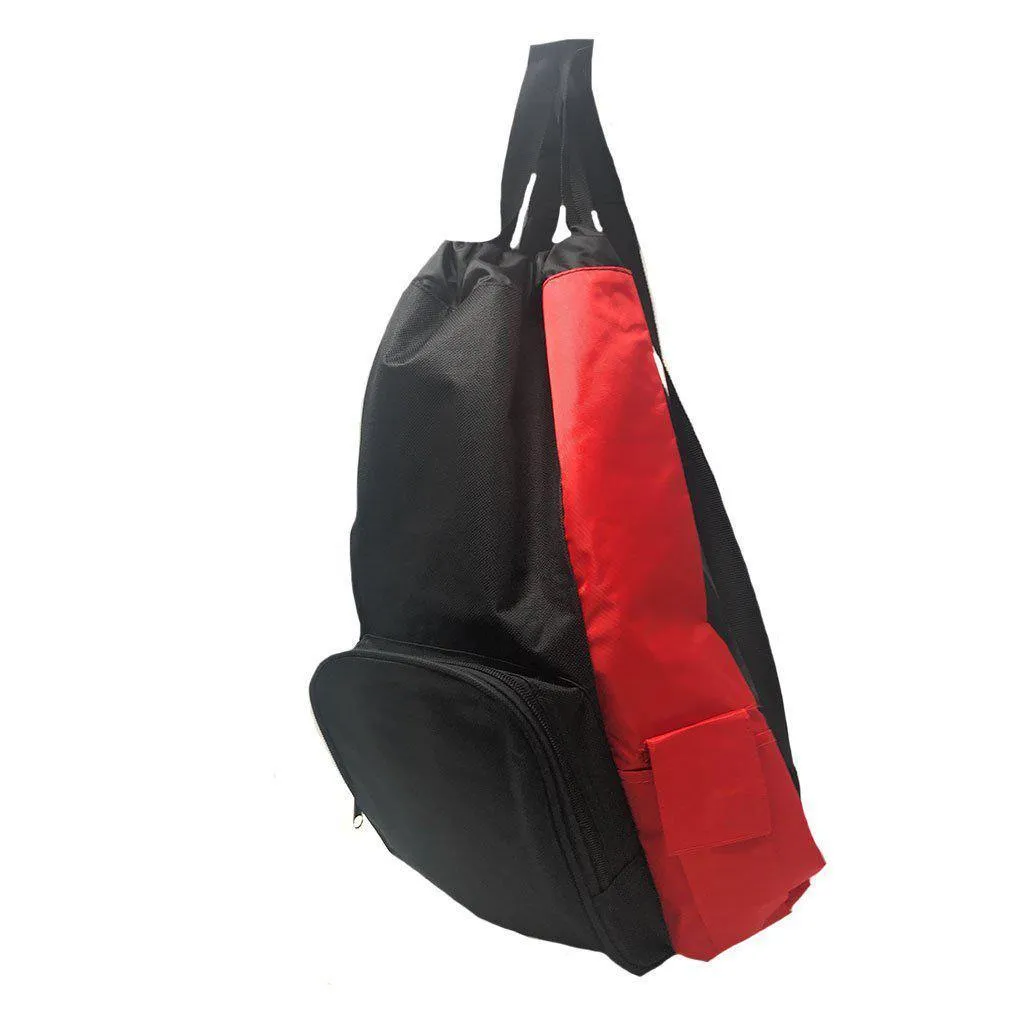 Large Big Drawstring Backpack Sack Rucksack Pack Bag Heavy Duty 14x19inch