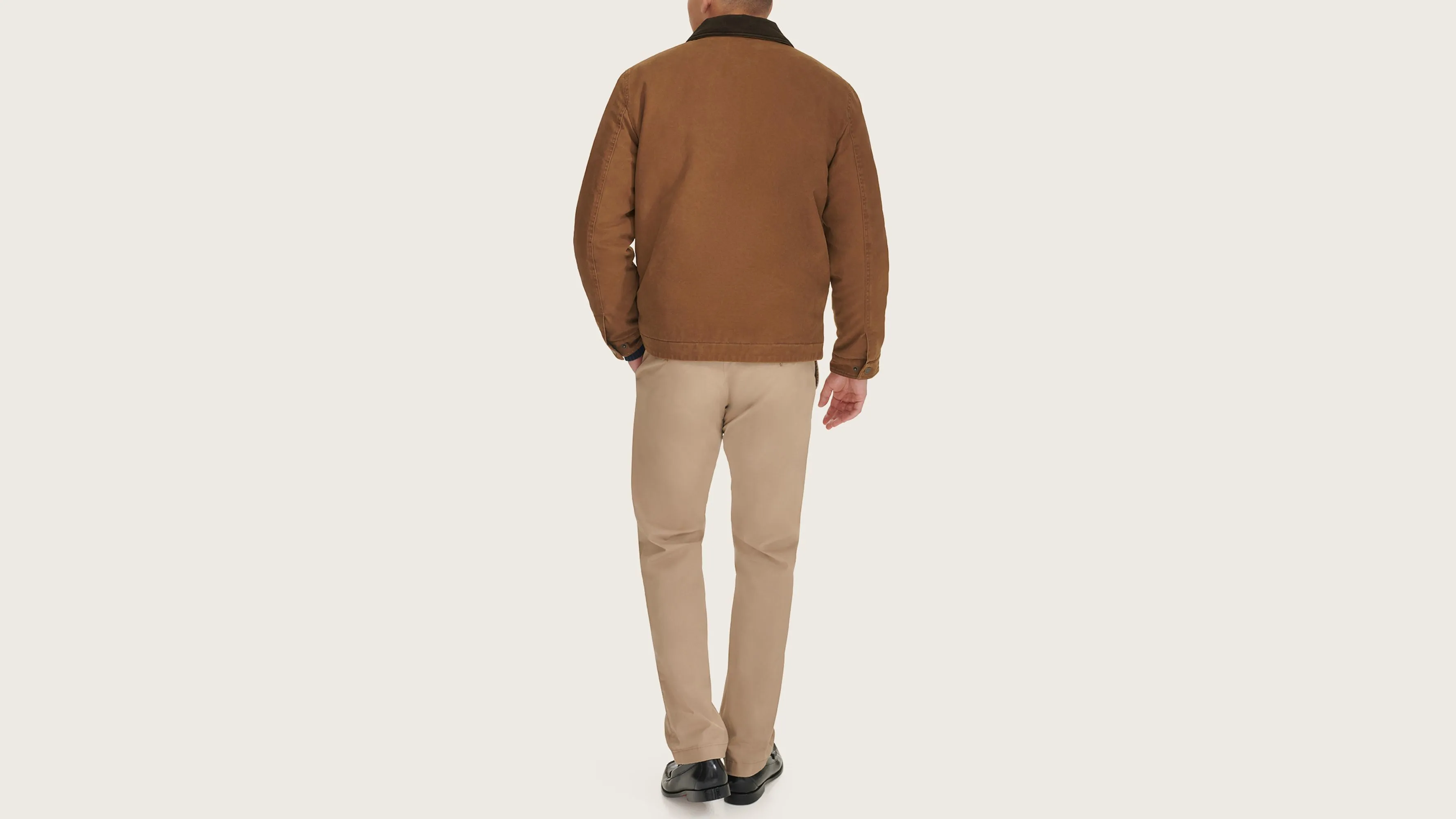 Laydown Collar Worker Jacket