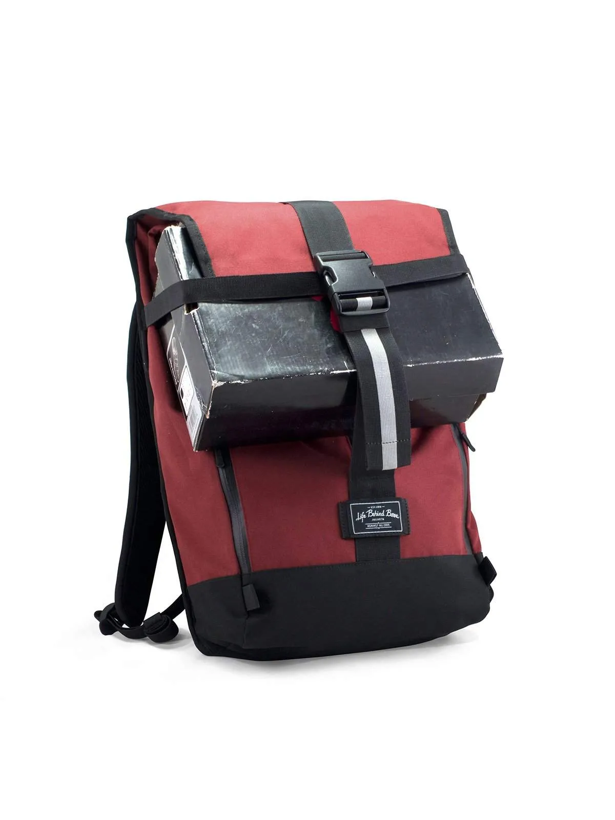 Life Behind Bars The Breakaway 27L Backpack Deep Red