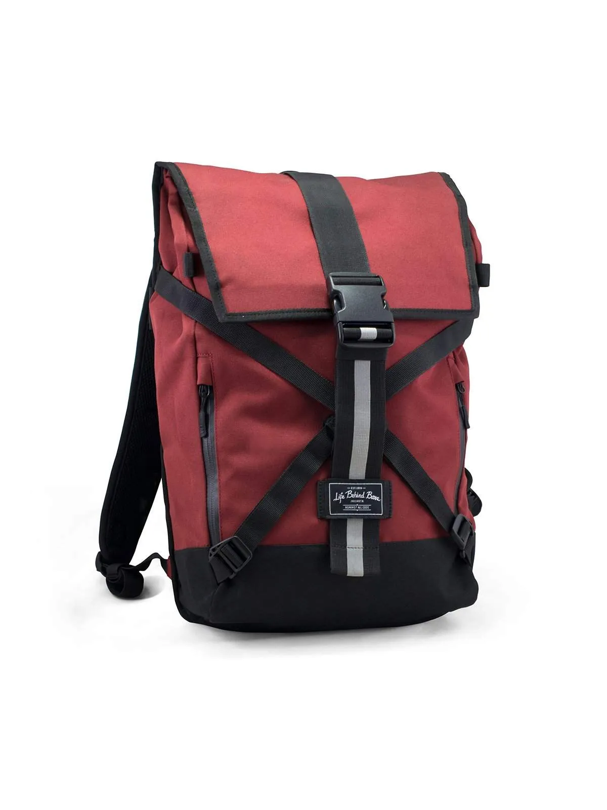 Life Behind Bars The Breakaway 27L Backpack Deep Red