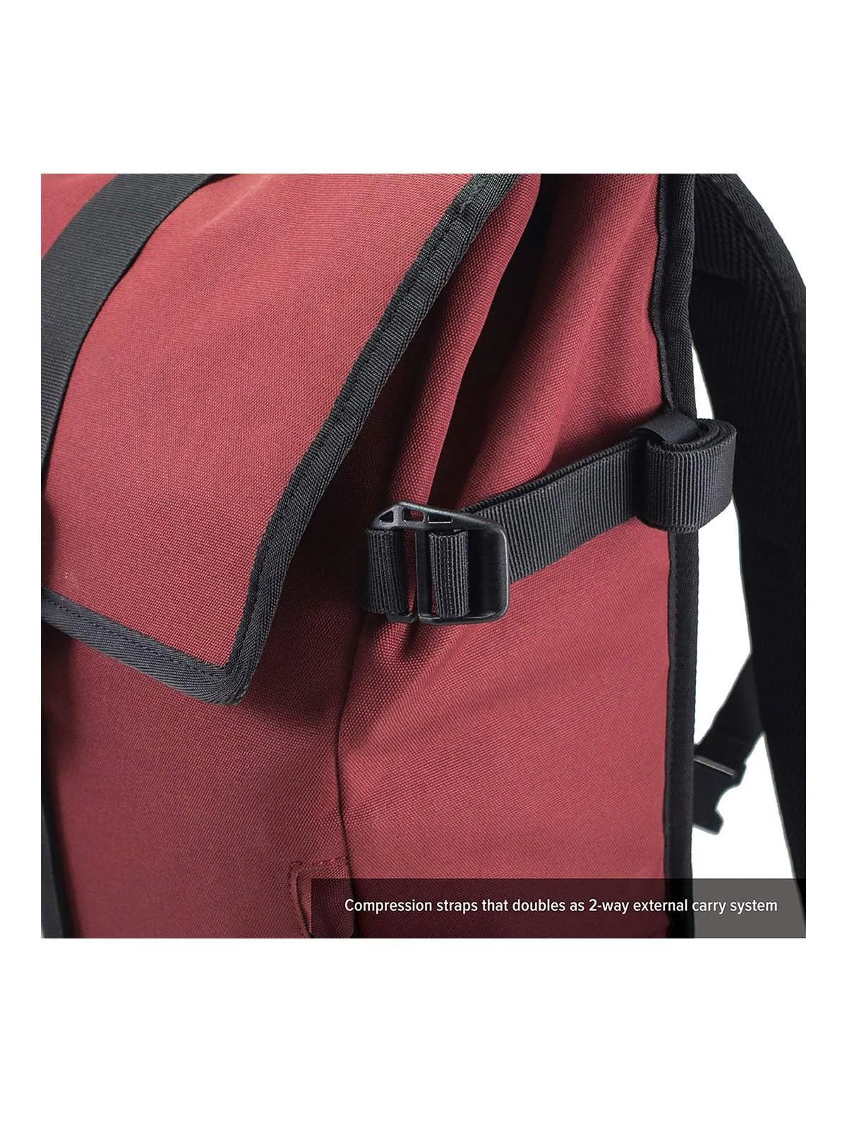 Life Behind Bars The Breakaway 27L Backpack Deep Red