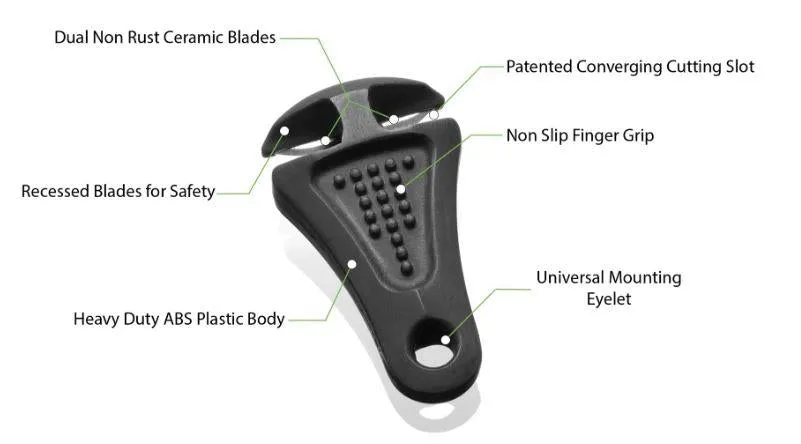 Line Cutterz Ceramic Blade Zipper Pull Cutter