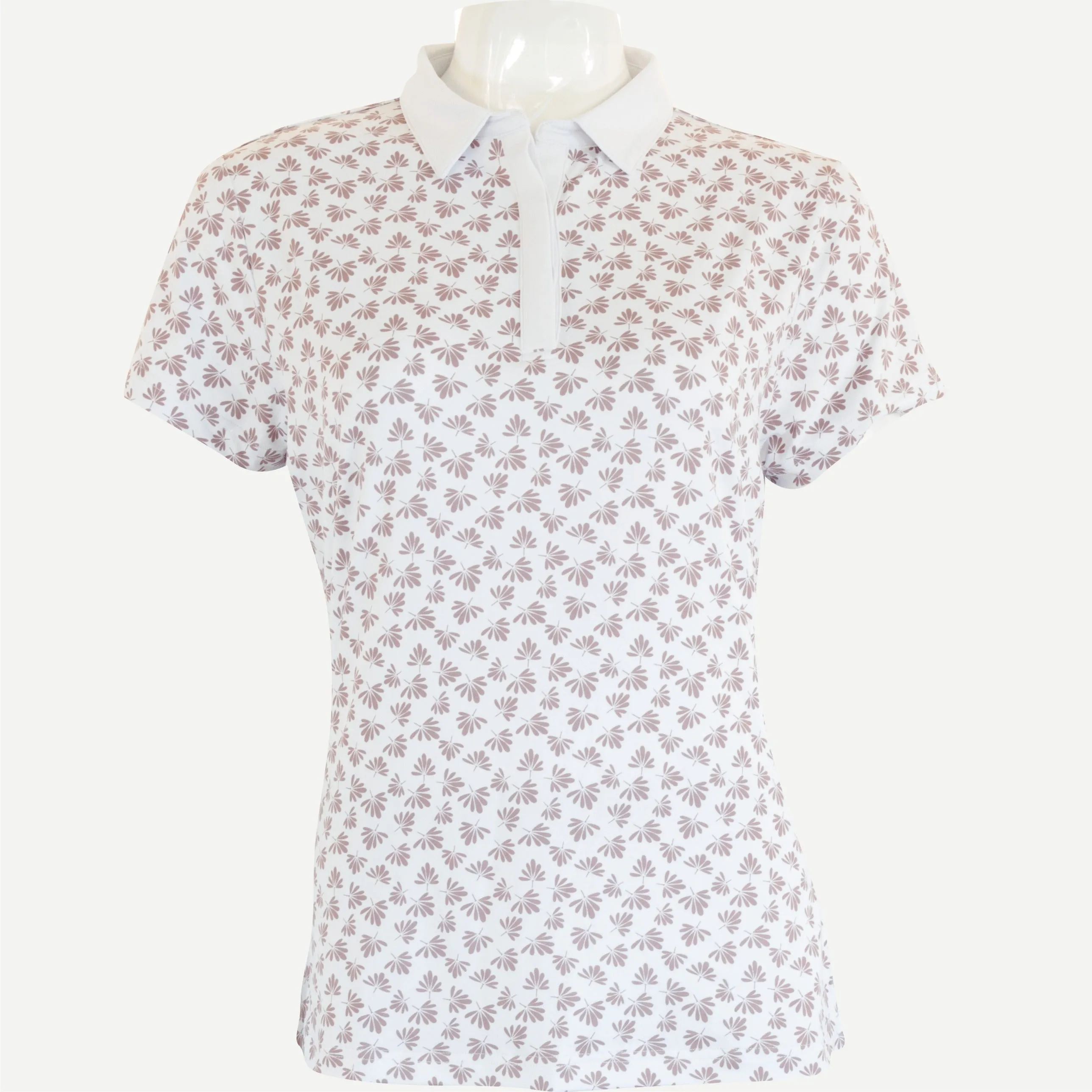 Meadow Polo - White/Elderberry