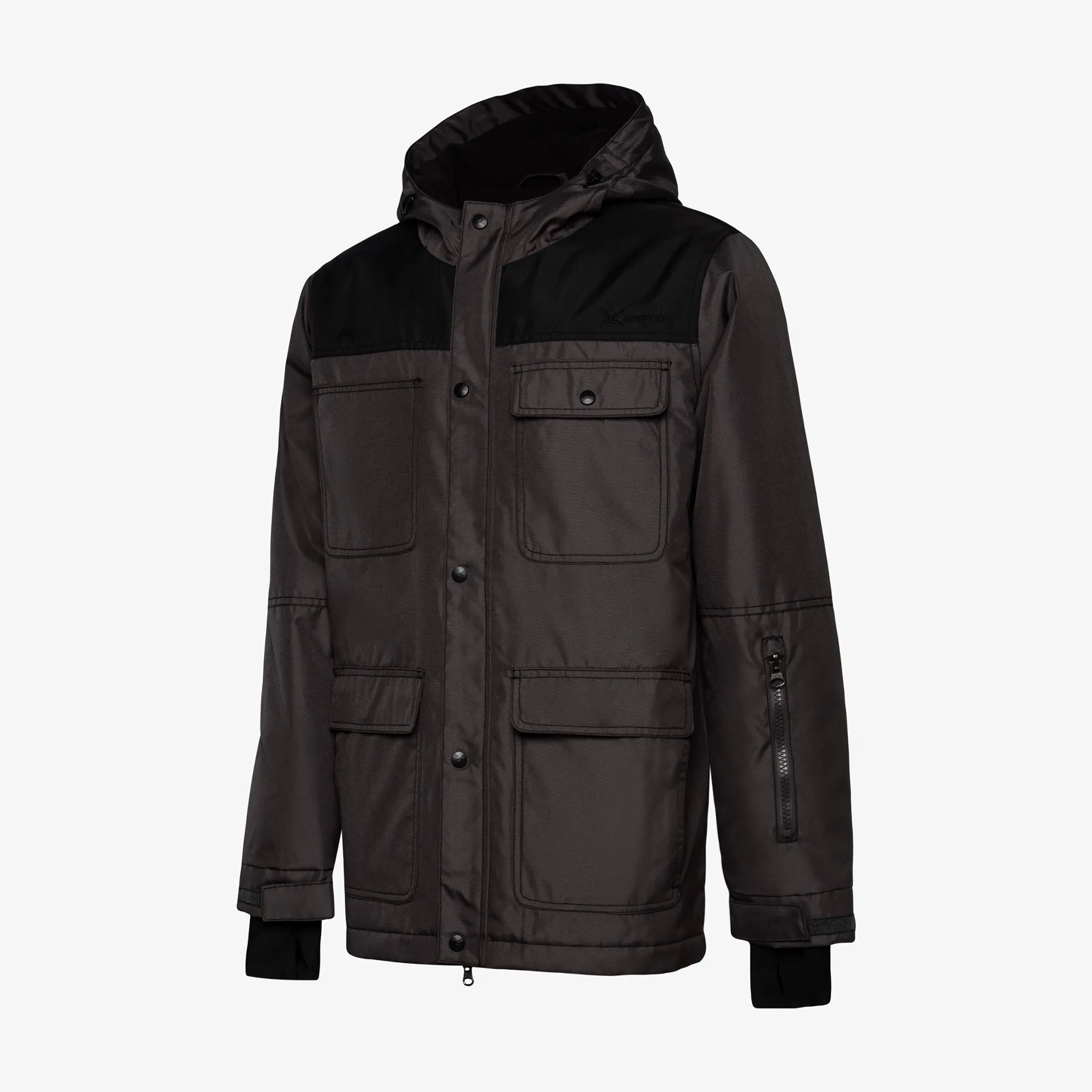 Men's Fleece Lined Insulated Reinforced Performance Cold Weather Outdoor Jacket