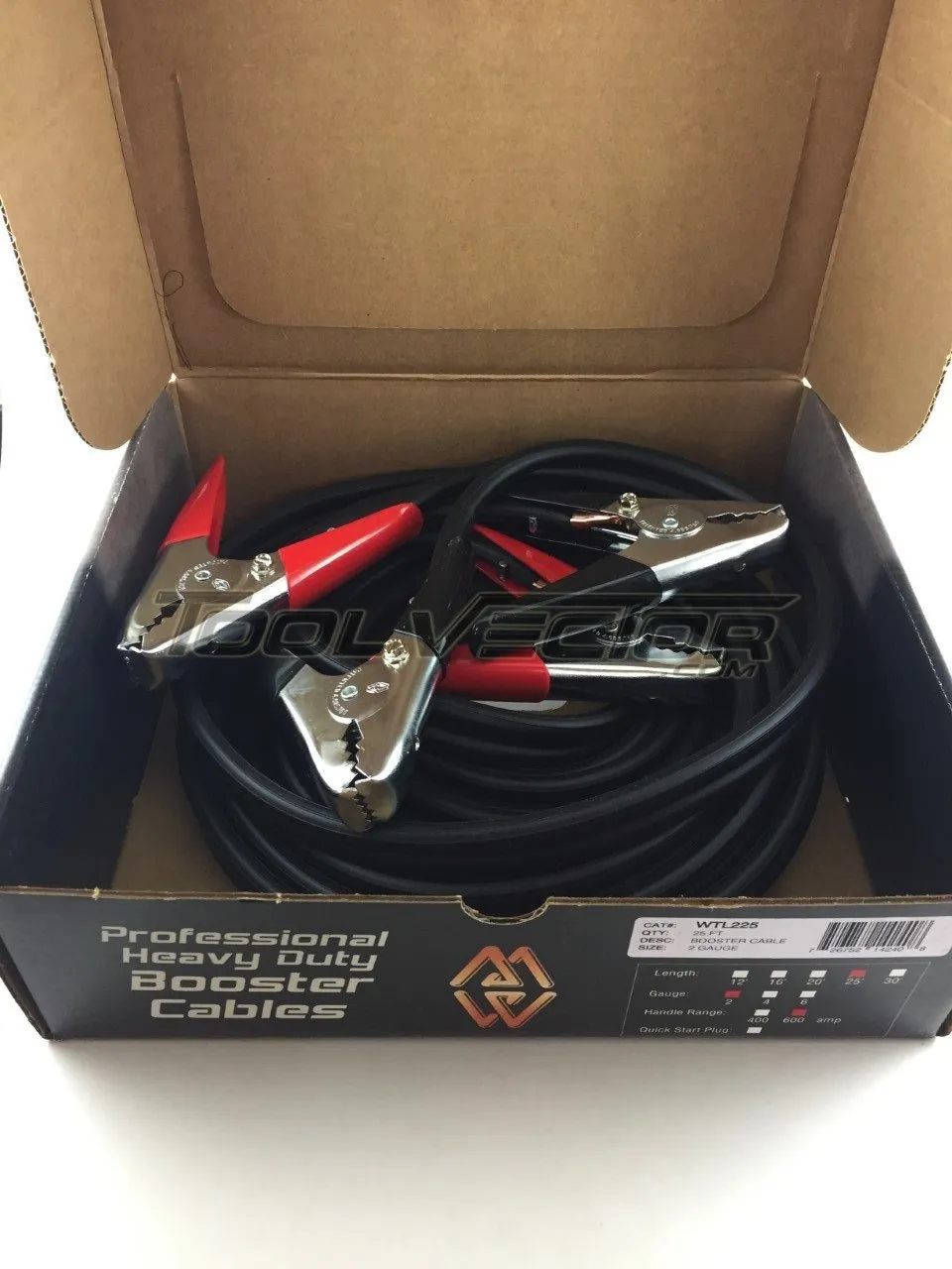 Mize USA 4-Gauge 20-Foot Heavy Duty Booster Cables