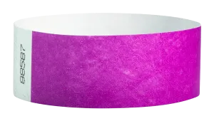 Pantone Purple Tyvek Solid Wristbands