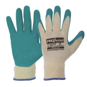 Pro Choice Latex Palm On Poly/cotton Liner Gloves X12 - 342DG