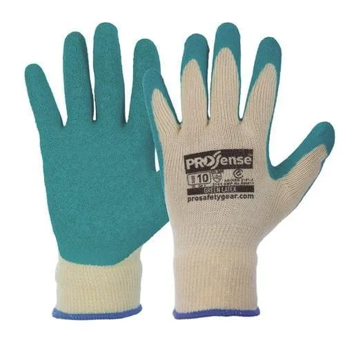 Pro Choice Latex Palm On Poly/cotton Liner Gloves X12 - 342DG
