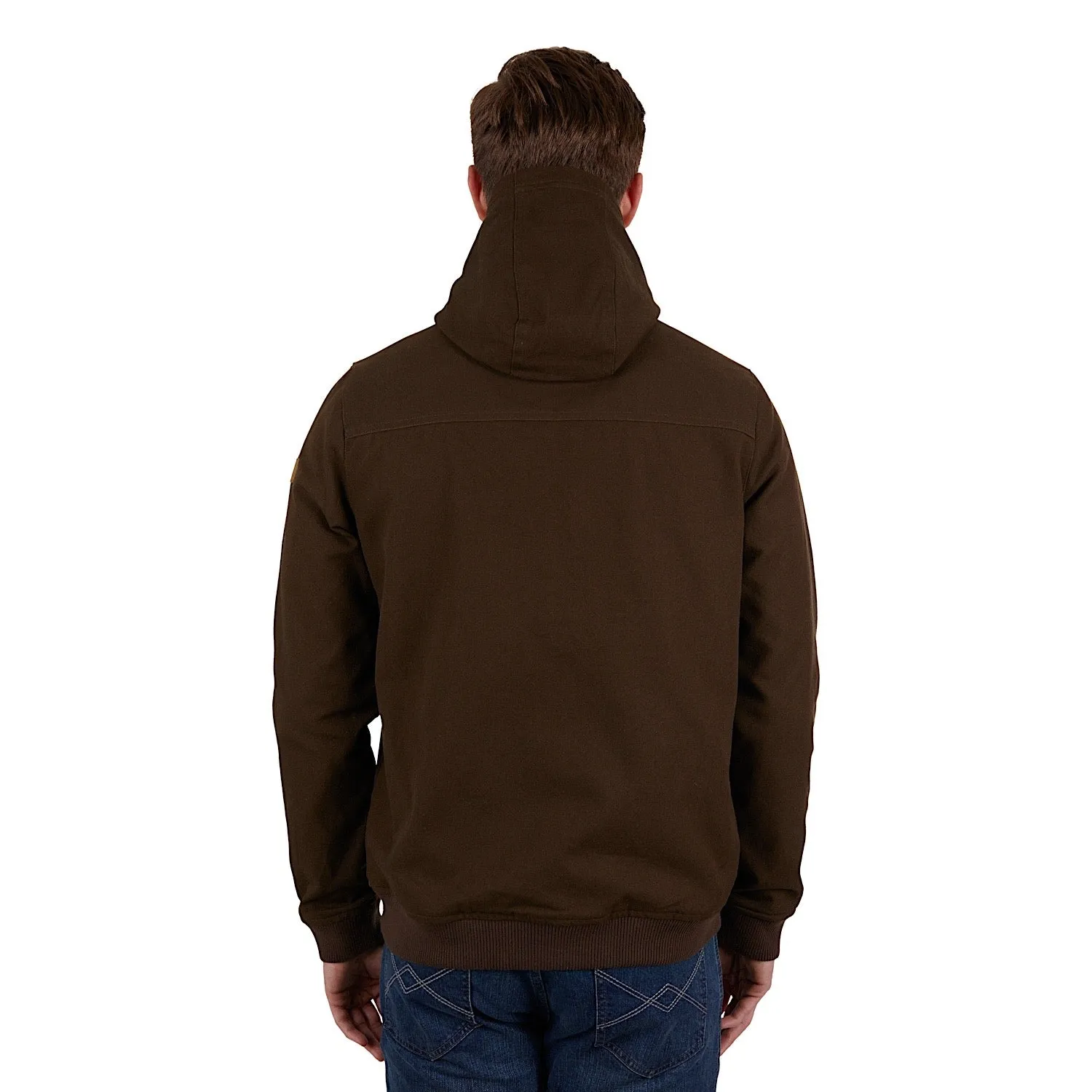 Pure Western Mens William Jacket Dark Brown