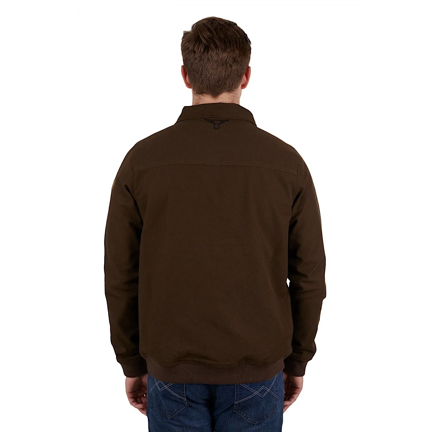 Pure Western Mens William Jacket Dark Brown