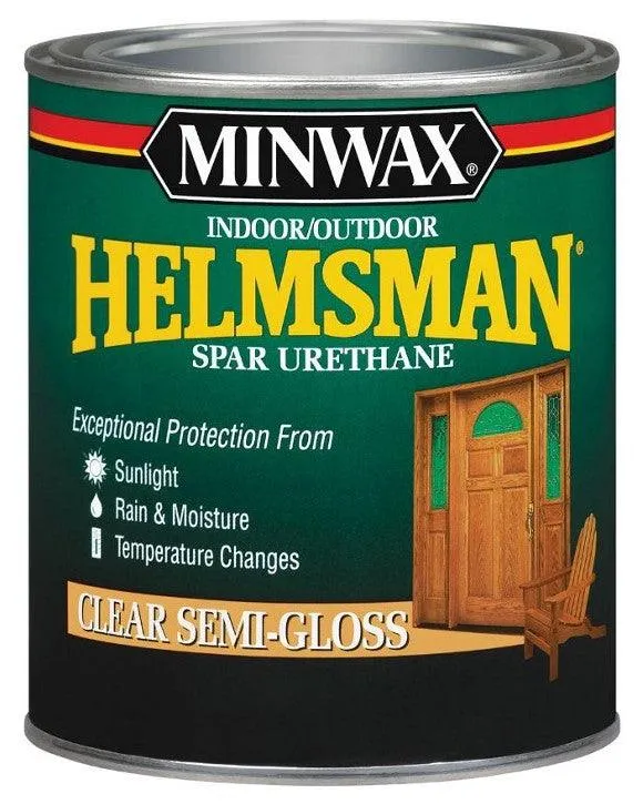 Semi-Gloss Spar Urethane Top Clear Coat (1 Quart)