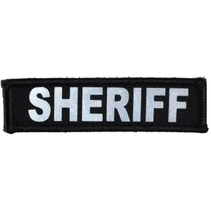 Sheriff Reflective - 1x3.75 Patch