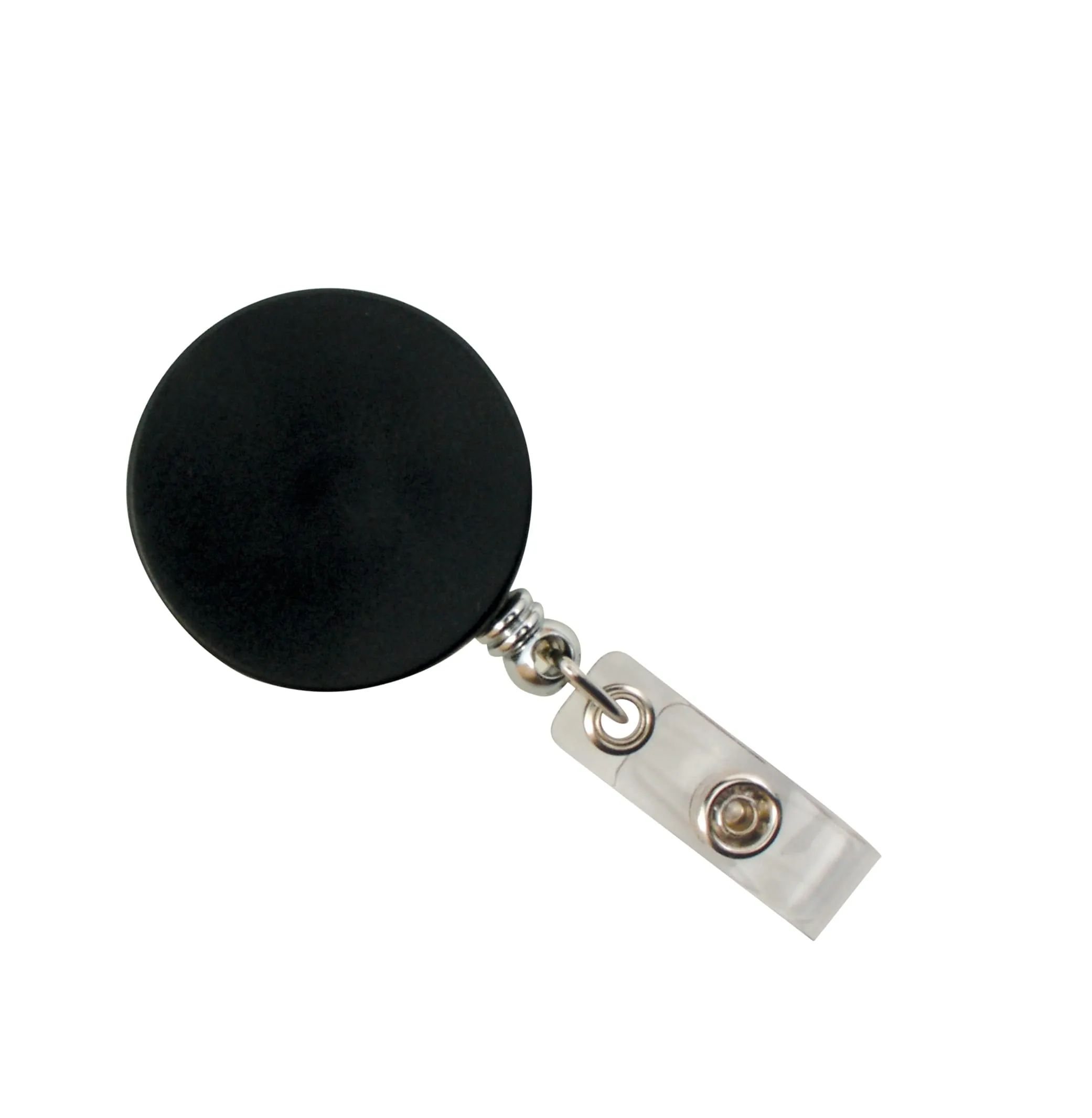 SICURIX Heavy Duty ID Badge Reel Round Belt Clip Strap BLACK (68814)