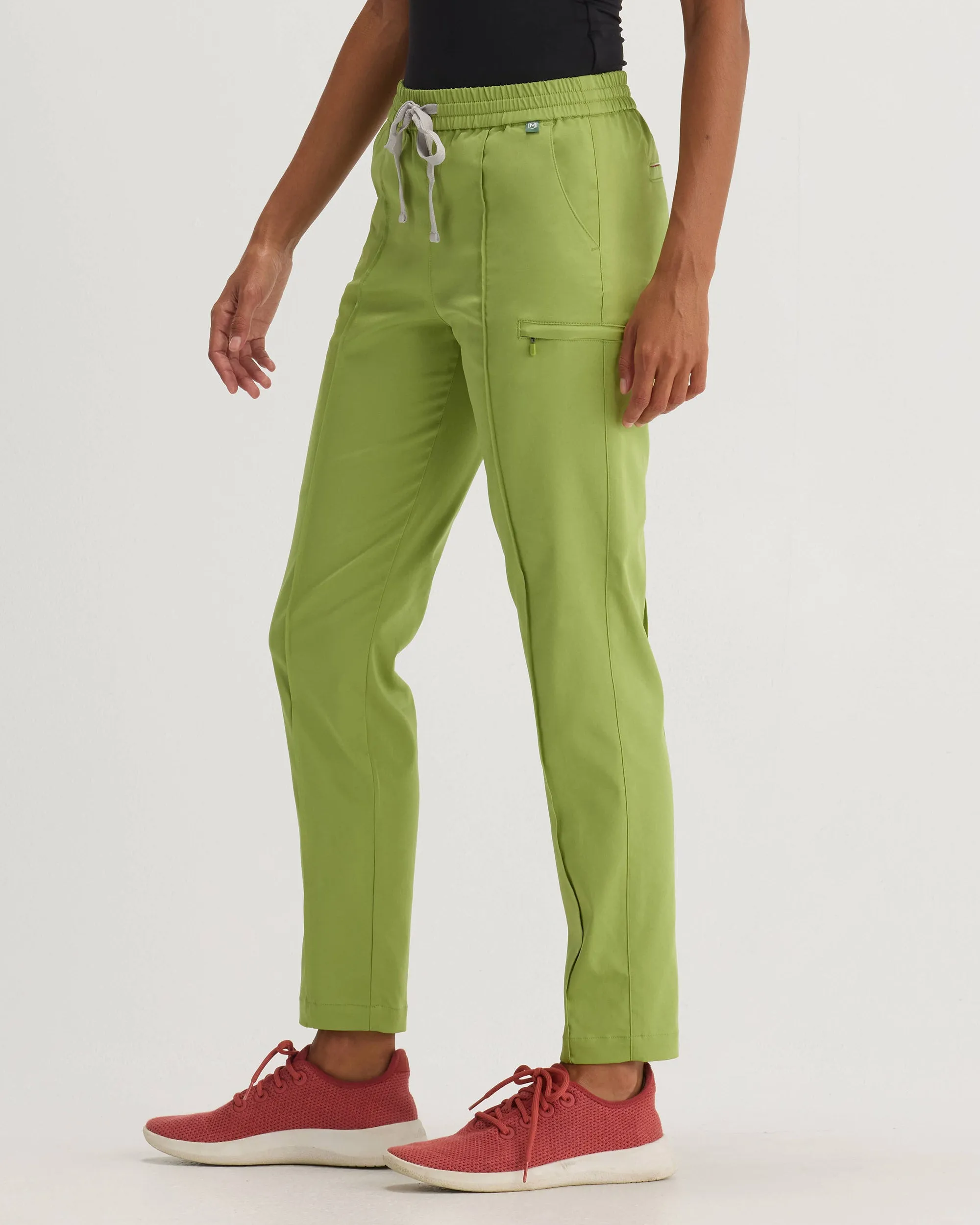 TENCEL™ Sicily‎ ‎ Pintuck Tapered Scrub Pants (Final Sale)