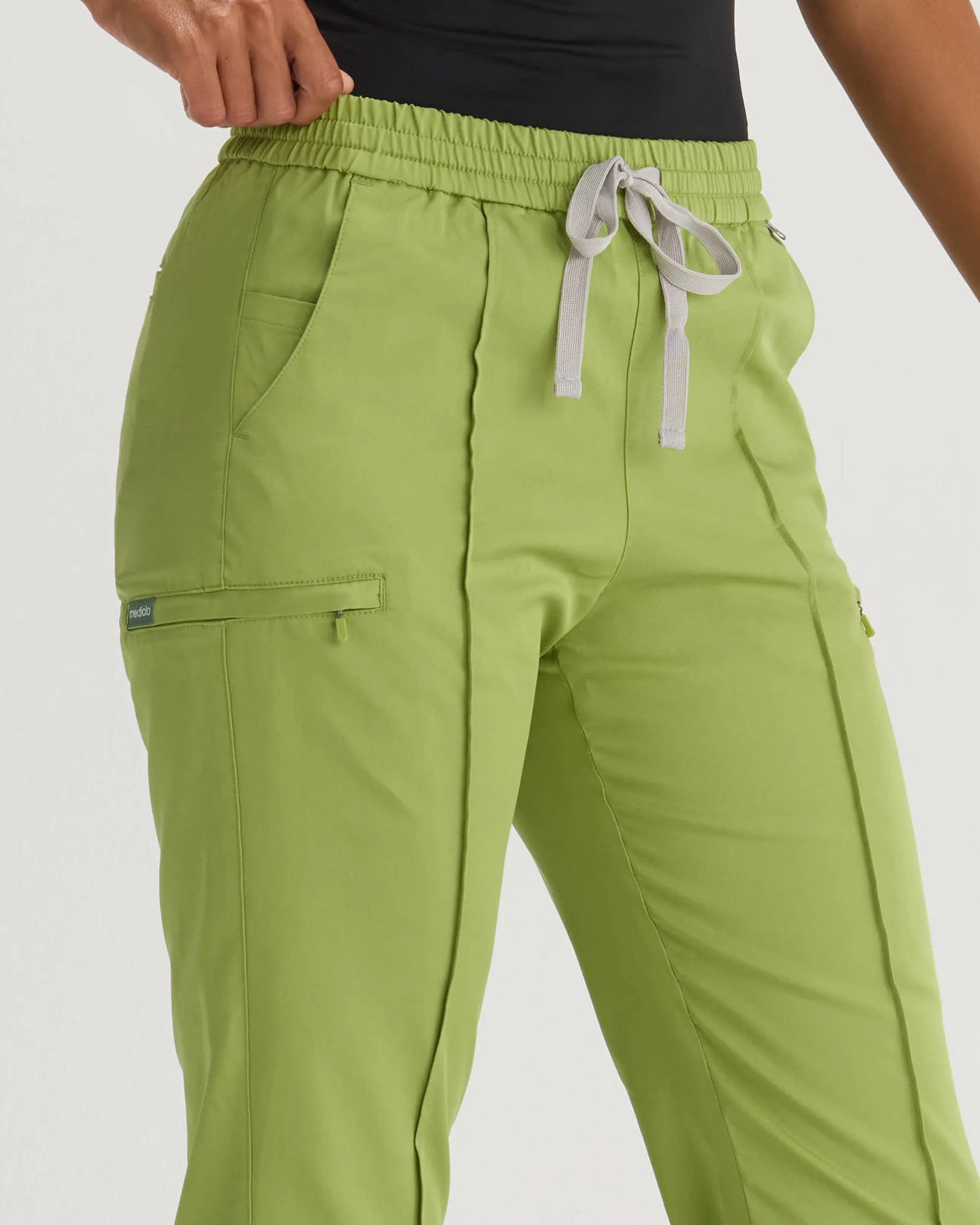 TENCEL™ Sicily‎ ‎ Pintuck Tapered Scrub Pants (Final Sale)