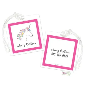 Unicorn Dream Kids Bag Tags