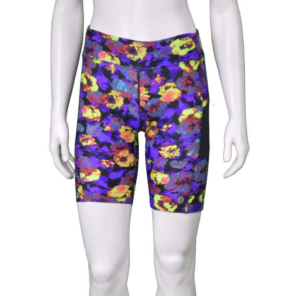 Women's Jammer Mid-length Reflective Running Short in Magma
