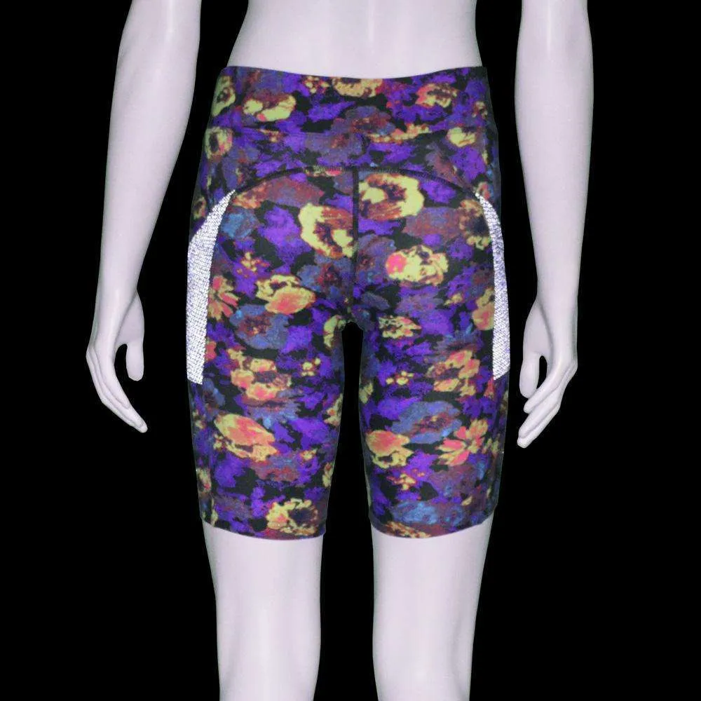Women's Jammer Mid-length Reflective Running Short in Magma