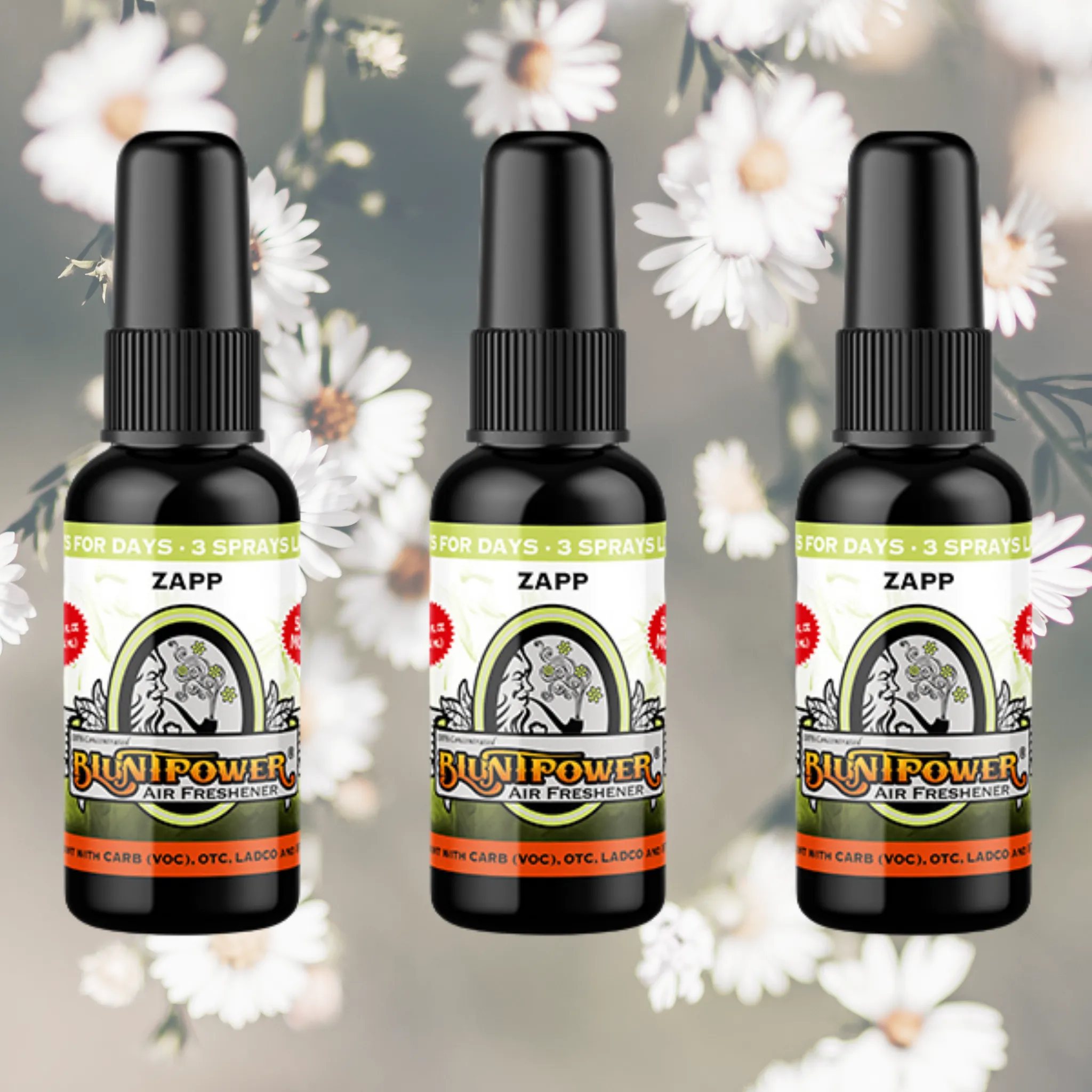 Zapp Spray Air Freshener Bundle (3 Pack)